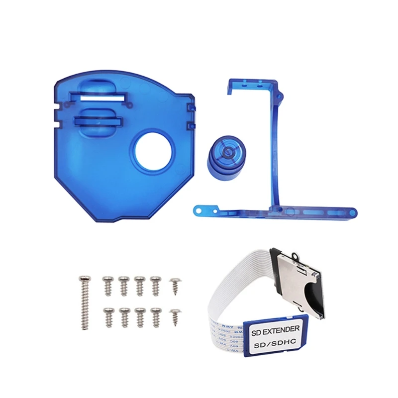 

Transparent Color GDEMU Remote SD Card Mount Kit Extension Adapter for sega DC Dreamcast