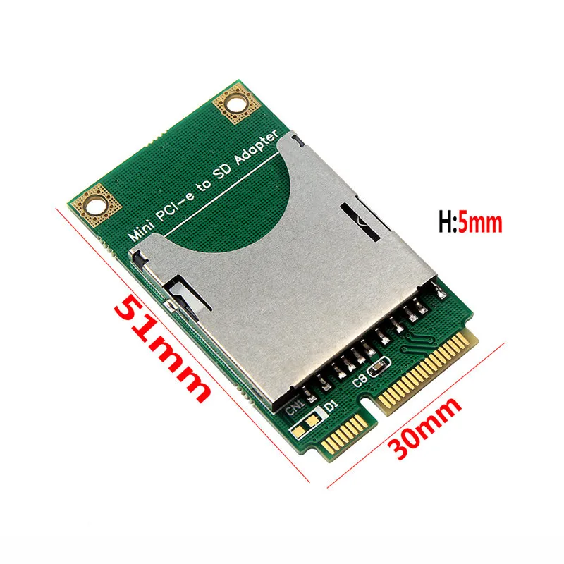 Mini PCI-E Express Pcie Pci express Pci-express в SD SDHC MMC Карта адаптера памяти Конвертер-считыватель