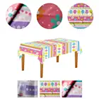 Пасхальный декор для стола, 3 размера, искусственная кожа, широкое применение, прекрасная легко моющаяся Пасхальная скатерть