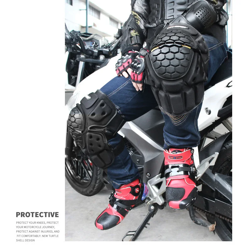 PRO-BIKER Новая защита колен для мотокросса наколенник мотоциклетный спортивный велосипедный Защитный протектор