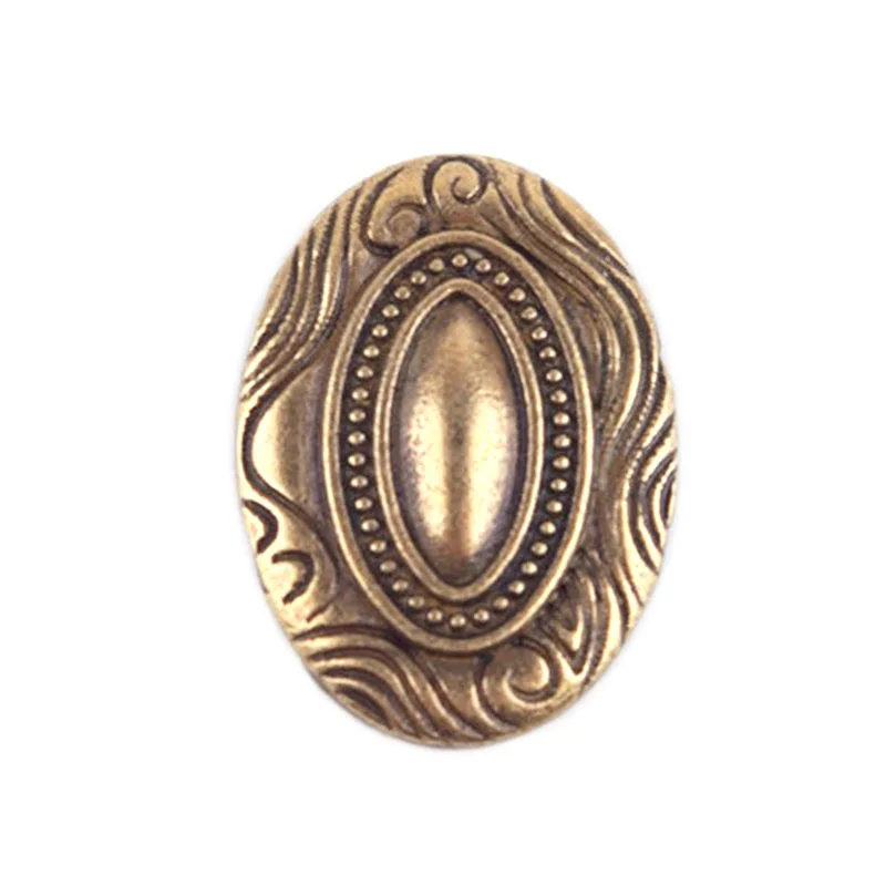 50 шт./лот серебряные или бронзовые Эллипсы бусины ручной работы материалы для