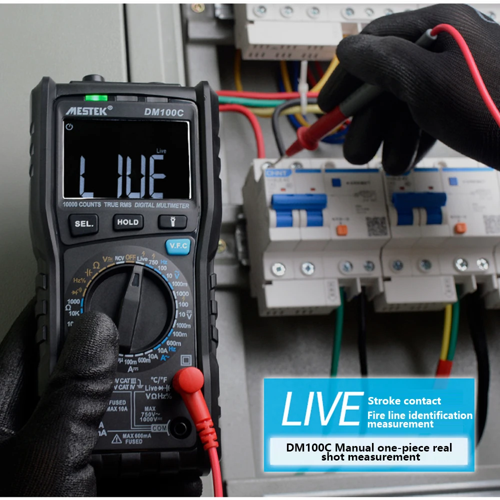 MESTEK DM100C цифровой мультиметр умный двухъядерный T Rms NCV температура Multimetro