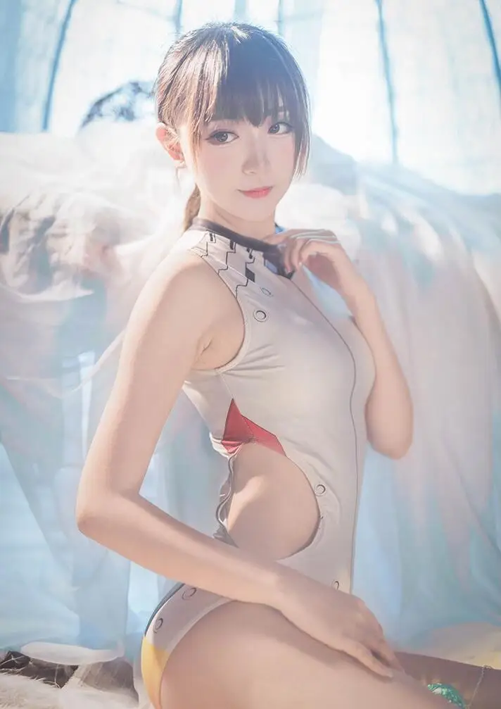 

Game OW Mercy Swimwear Women Bathing Suit Swim Suit Cosplay Costume