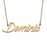 dominic custom name necklace customized pendant choker personalized jewelry gift for women girls friend christmas present