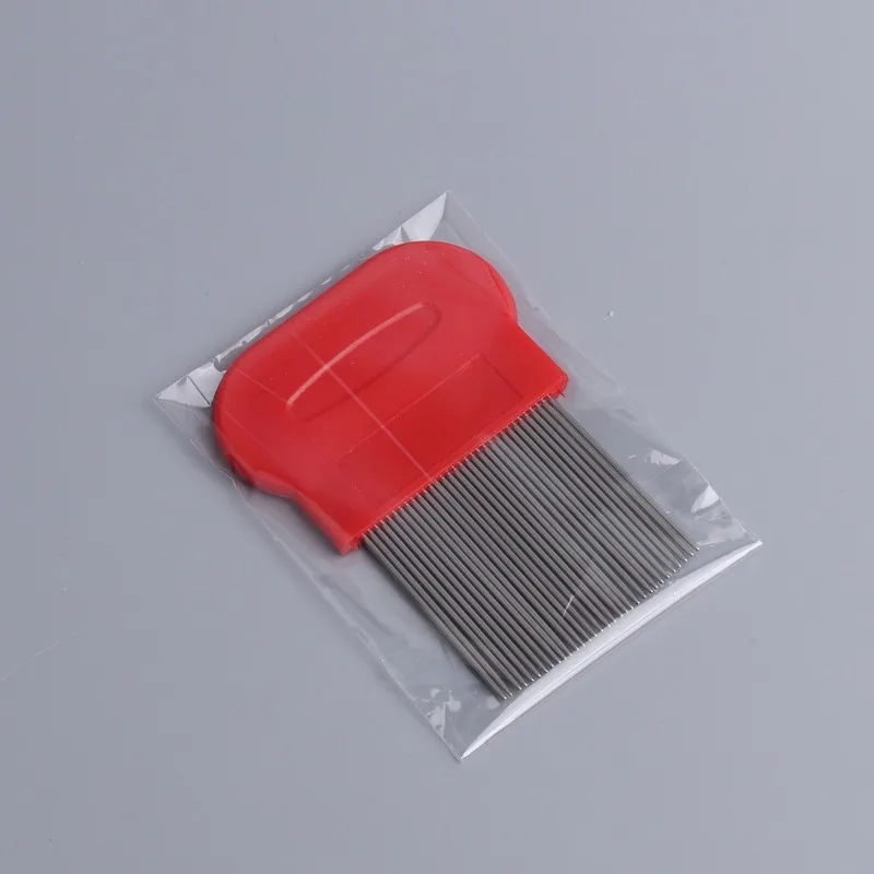 Гребень для собак и кошек длинная игла из нержавеющей стали против блох