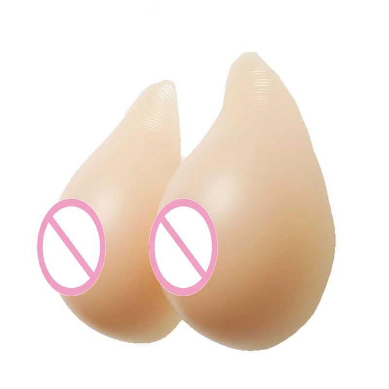 

Silicone Breast Form Chest Enhancer Self-adhesive Bra Fake Boobs for Mastectomy Cossdresser Cosplay Ajusen