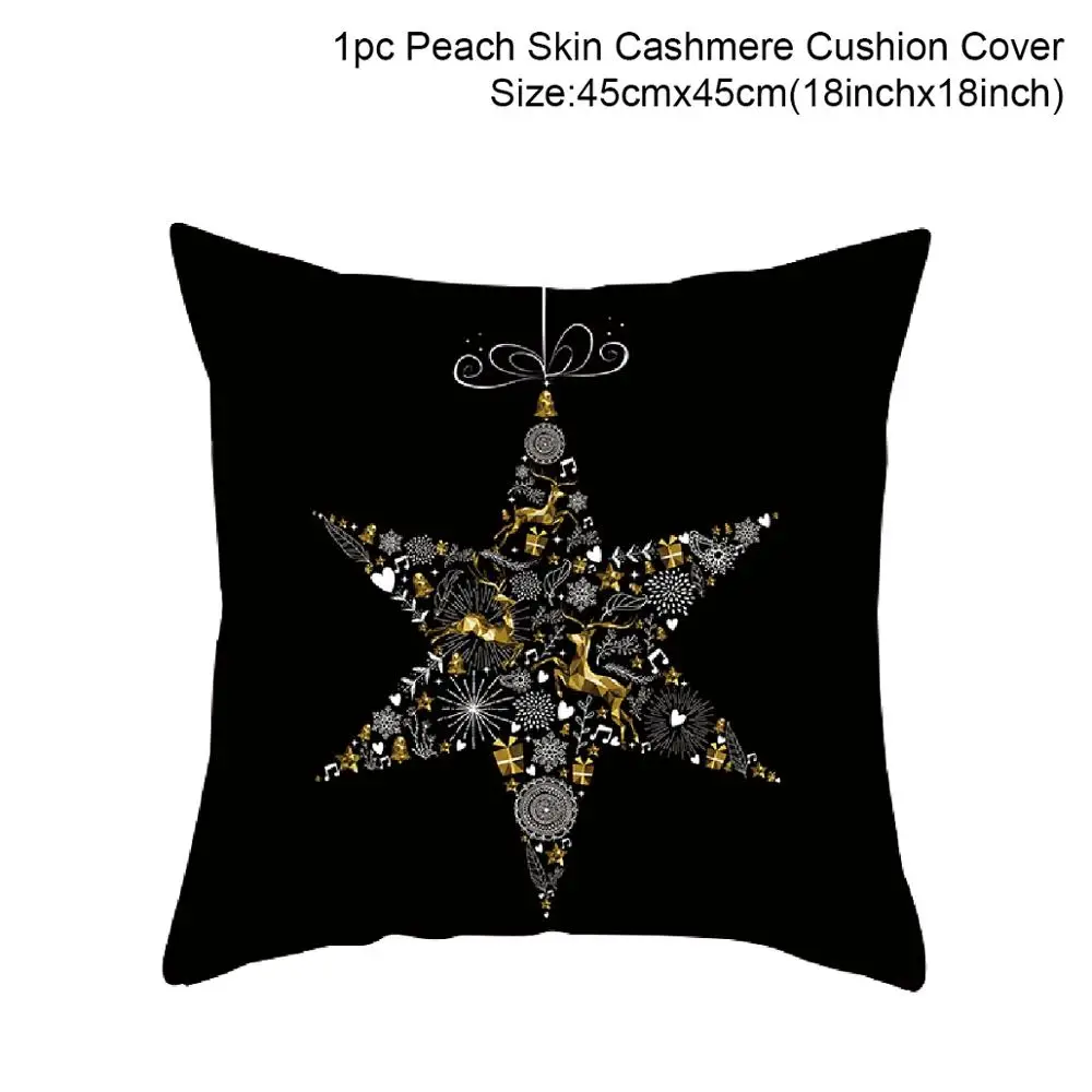 Cushion Cover G Маленький поезд деревянные рождественские украшения для дома Рождественский Декор Рождество год рождественские украшения Рождество Noel - Цвет: Cushion Cover G