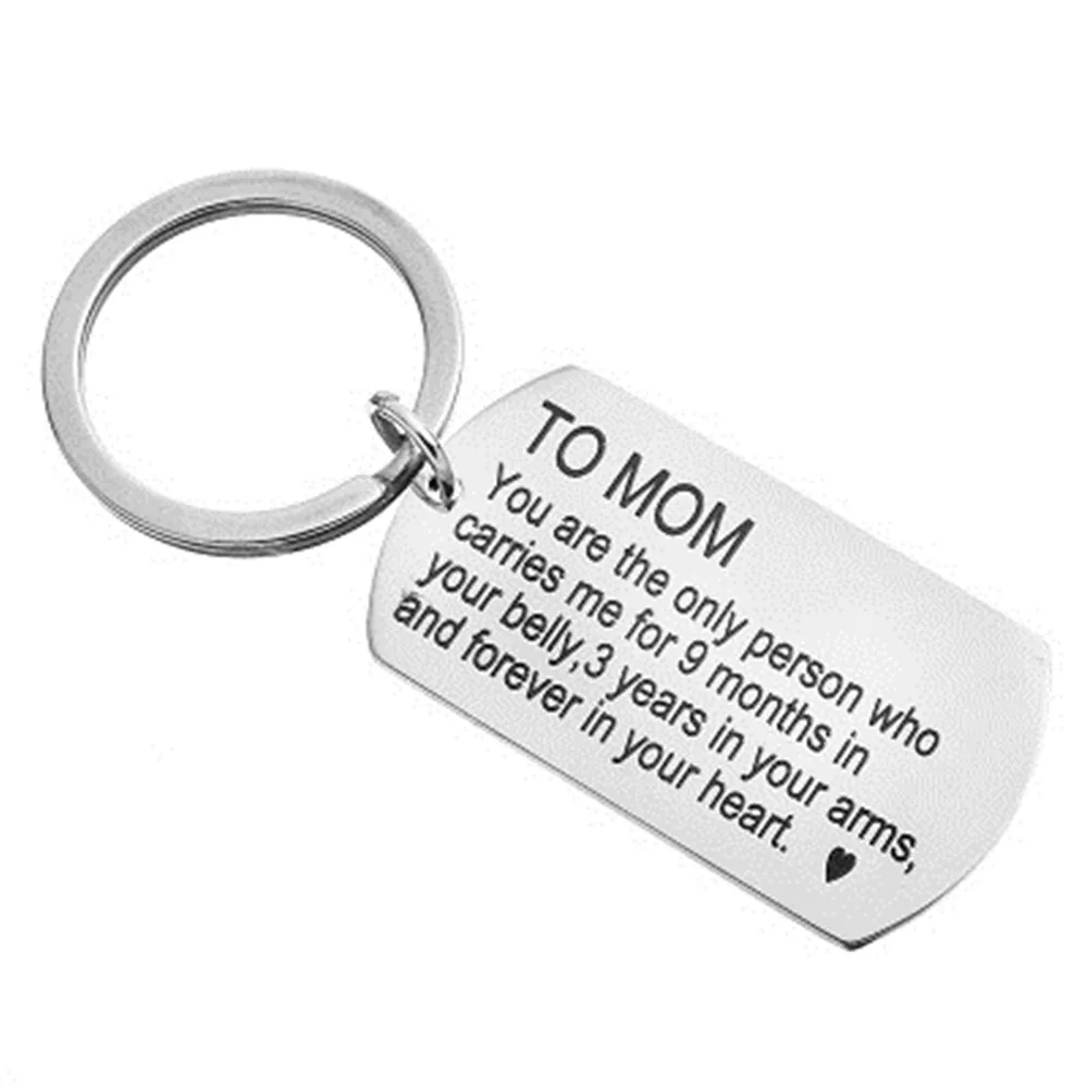 Брелок QIAMNI брелок с подвесками Mom You Are единственный человек для влюбленных