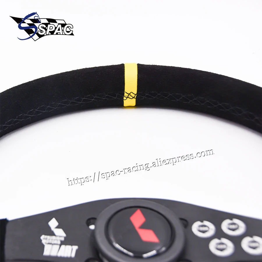 Руль JDM 14 дюймов синий замшевый гоночный руль | Автомобили и мотоциклы