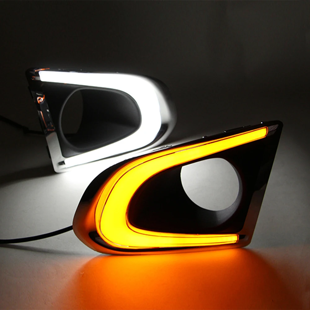 CSCSNL 2PCS DRL For Chevrolet Chevy TRAX 2014 2015 2016 Daytime Running Lights fog lamp cover 12V Daylight | Автомобили и