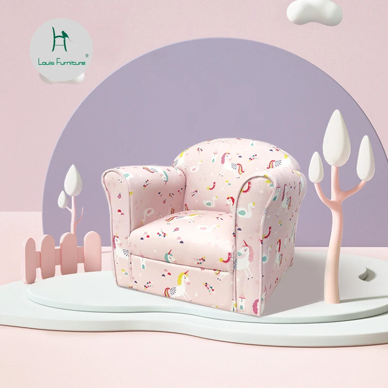 

Louis Fashion Children's Sofas Boy cartoon kindergarten reading small girl princess baby lazy chair