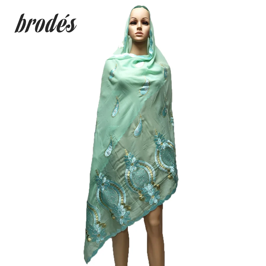 2019 новый африканский женский хлопковый шарф Африканский мусульманский с