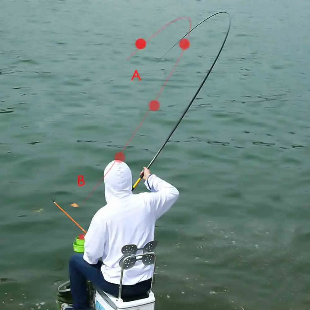 JOSBY Pesca Углеродные Удочки для ловли карпа, телескопическая ручная удочка, удочка для ловли нахлыстом, Peche для путешествий, 2,7 м, 3,6 м, 4,5 м, 5,4 м, 6,3 м, 7,2 м, м