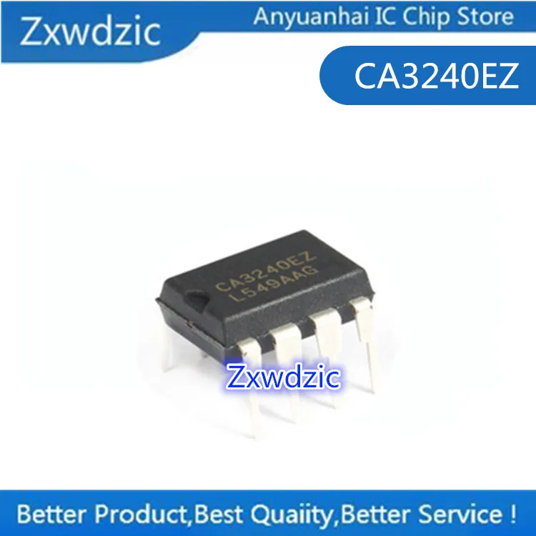 

5 PCS 100% new imported original CA3240EZ CA3240E CA3240 DIP-8 dual operational amplifier