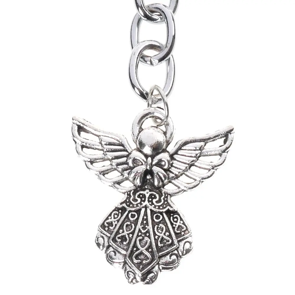 Креативный дизайн сумка подвеска для ключей антикварная Посеребренная Подвеска