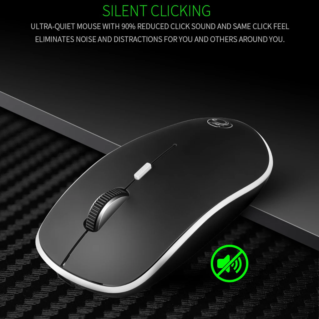 

iMice G-1600 Wireless Computer Slient Mouse PC Laptop Mini Ergonomic Mice 2.4Ghz Optical Noiseless USB Mouse
