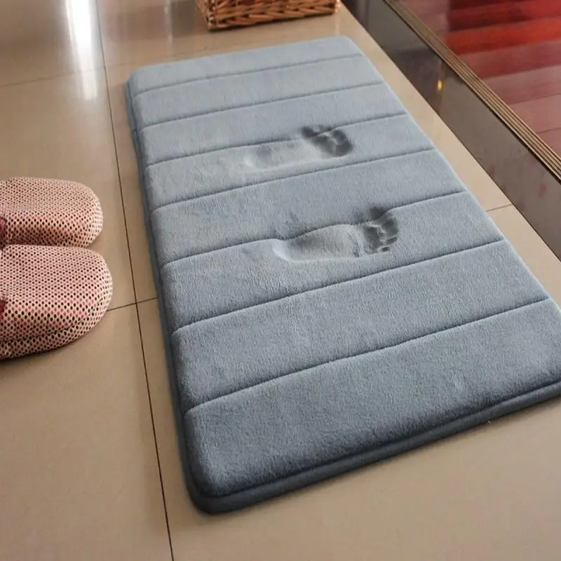Memory Foam коврик для ванной ковер водопоглощение коралловые флисовые Носки-тапочки