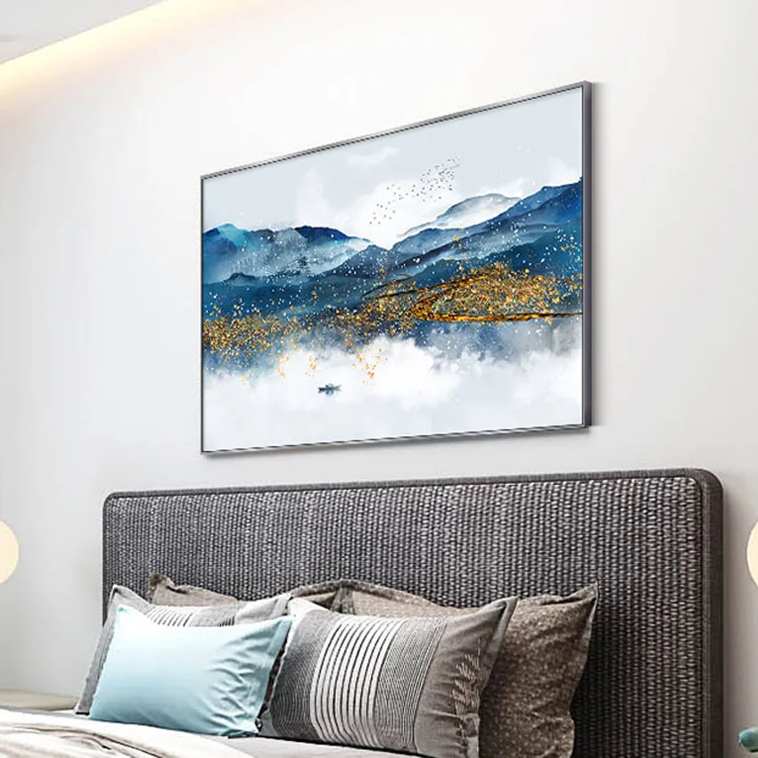 Поп Рождество Домашний Декор Высокое качество 100% абстрактный холст ручной