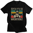 Забавная футболка Pew Madafakas, Мужская хлопковая футболка, Винтажная футболка с изображением бельгийской овчарки, малинуа, Повседневная футболка с коротким рукавом, подарок