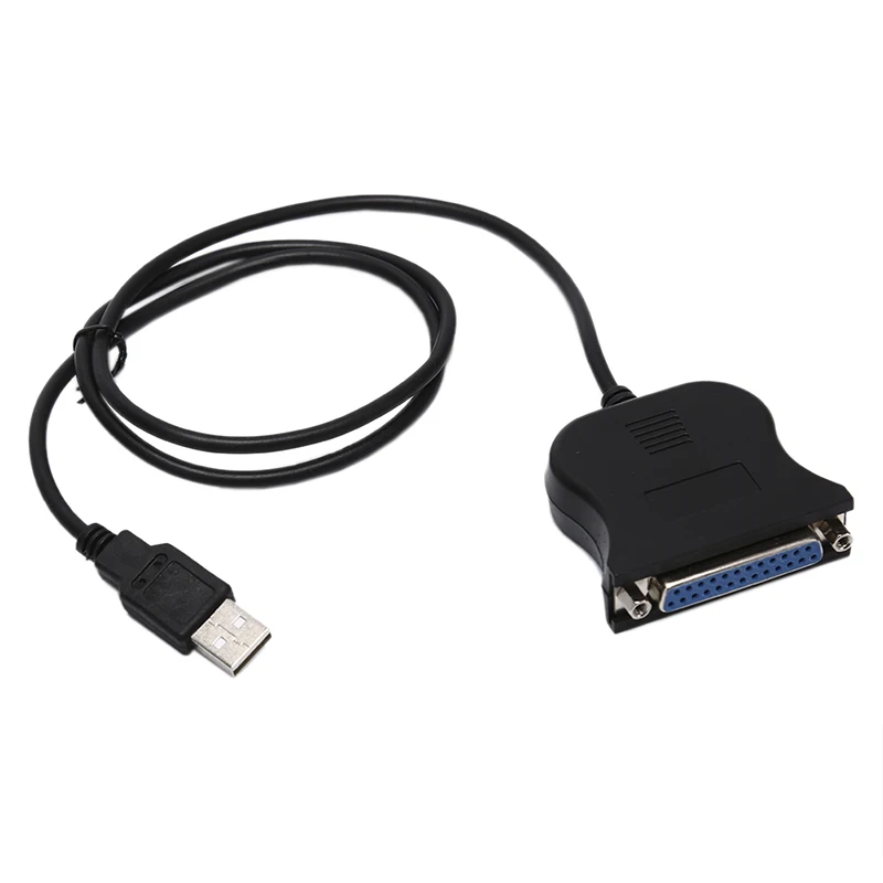 

Лидер продаж, 1 шт., кабель для принтера с параллельным портом 120 см, USB 2,0 до 25 контактов, Кабель-адаптер IEEE 1284 USB для параллельного адаптера