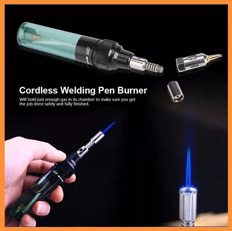 4 In 1 Portable Soldering Iron Kit Burner Blow Torch Gas Cordless Butane Tip Tool Welding Pen | Инструменты