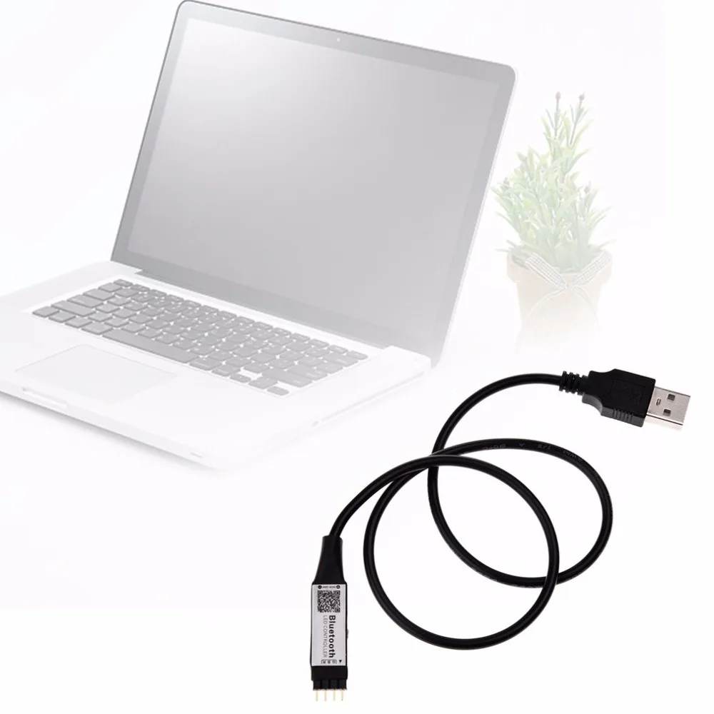 Мини 5 в Usb Rgb Bluetooth контроллер Светодиодная лента светильник Диммер 4Pin Rgbw через