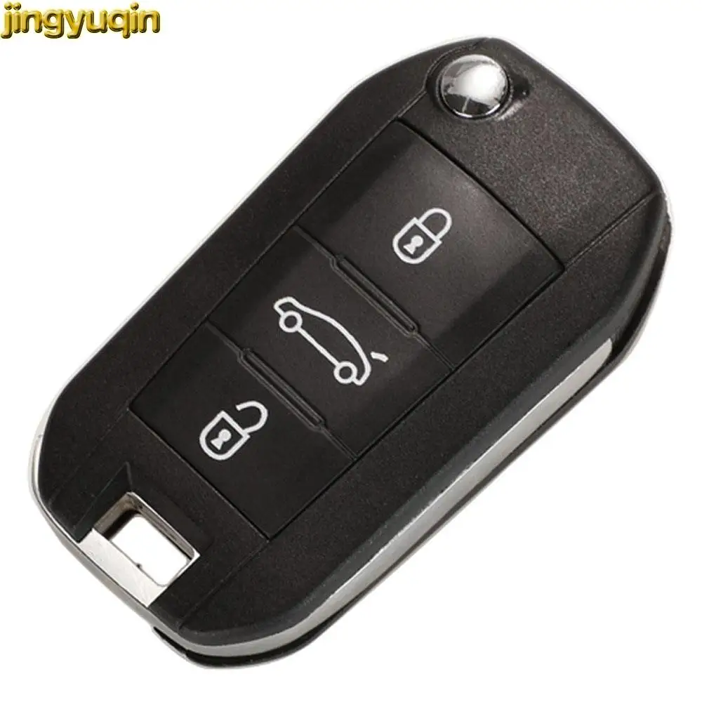 Jingyuqin дистанционный ключ оболочки HU83 для Peugeot 508 208 2008 308 3008 5008 Citroen C3 C4 C4L Elysee