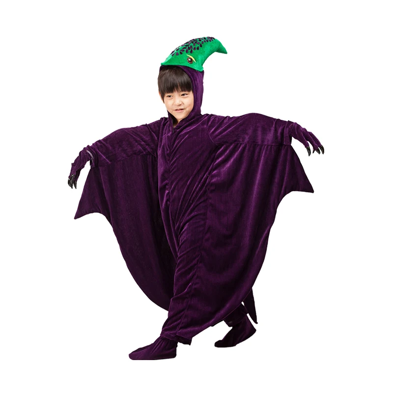 

T-Rex Dinosaurs Costumes Kids Animals Pteranodon Halloween Cosplay Costume Party Dress Up Outfit Boys Girl Role Play Jumpsuit