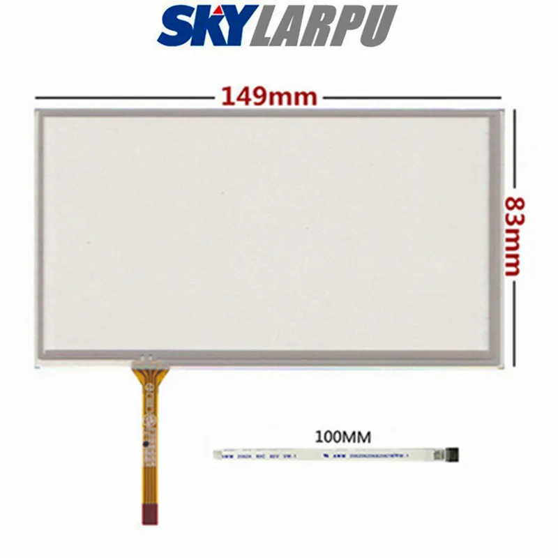 Новый 6 1 &quotдюймовый 4 проводной резистивный сенсорный экран Экран Панель для