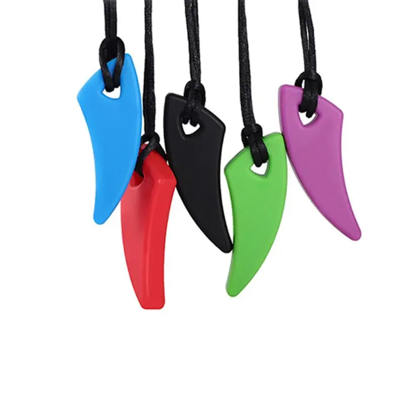 

Детское жевательное ожерелье, пищевой силикон, сенсорная жевательная игрушка для детей, ребенок, аутизм