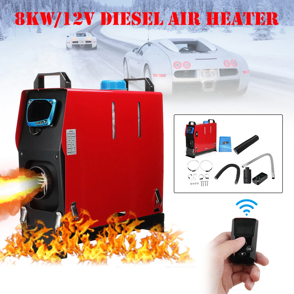 Дизельный подогреватель воздуха 8 кВт 12 В|Обогрев и вентиляторы| |