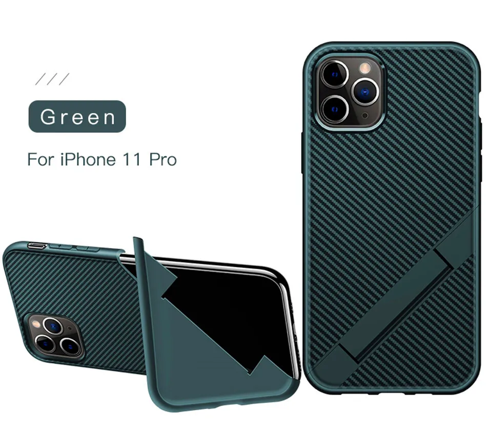 Новый 3D Гибридный чехол для iPhone 11 Pro (5 8 дюймов) 2019 версия подставка силиконовая
