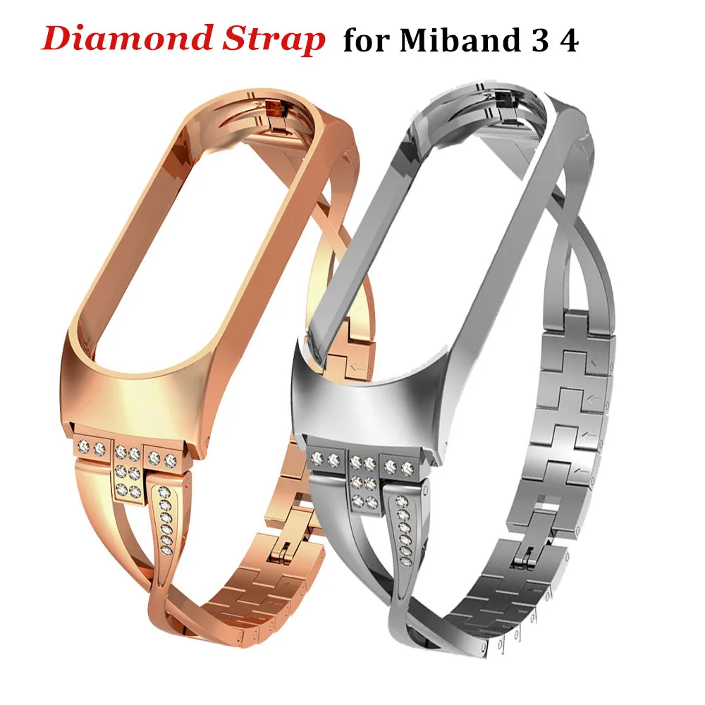 

Сменный Браслет Duoteng для Xiaomi Band 4, 3, из нержавеющей стали