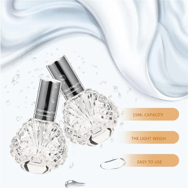 

4Pcs Empty Perfume Bottles Exquisite Essential Oil Container Cosmetic Atomizer