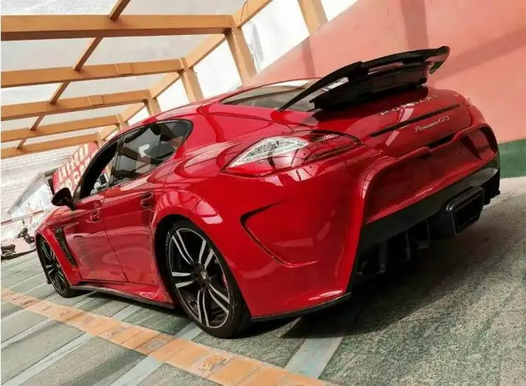 Углеродное волокно заднее крыло багажника спойлер для Porsche Panamera 970 970,1 2009 2010 2011 2012 2013/970. 2
