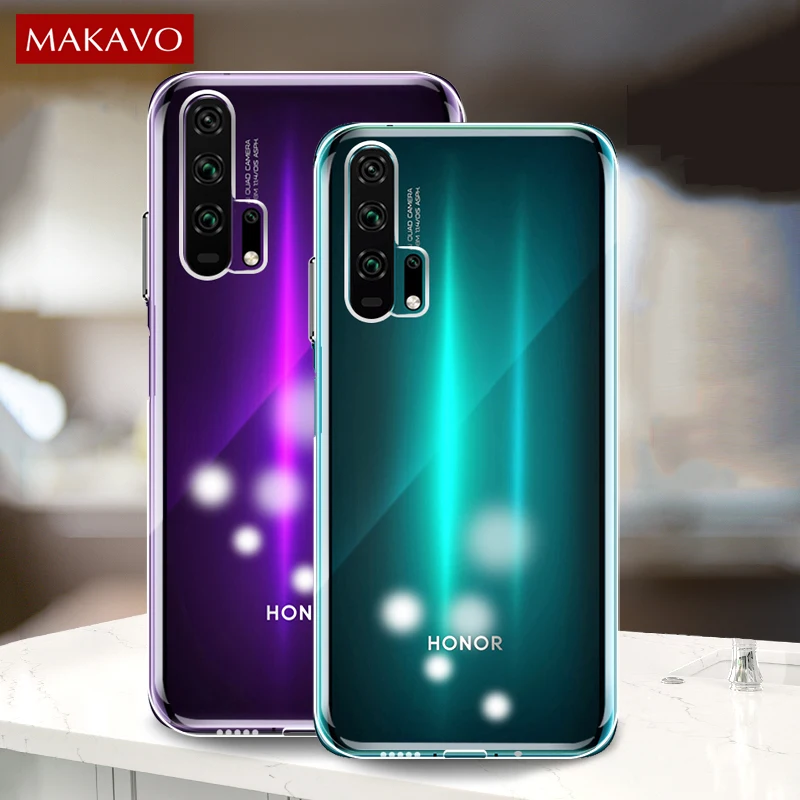 Для huawei Honor 20 чехол тонкий прозрачный силиконовый мягкий прозрачный Задняя накладка чехла из ТПУ для Honor 20 Pro Чехол для телефона чехол на хонор 20