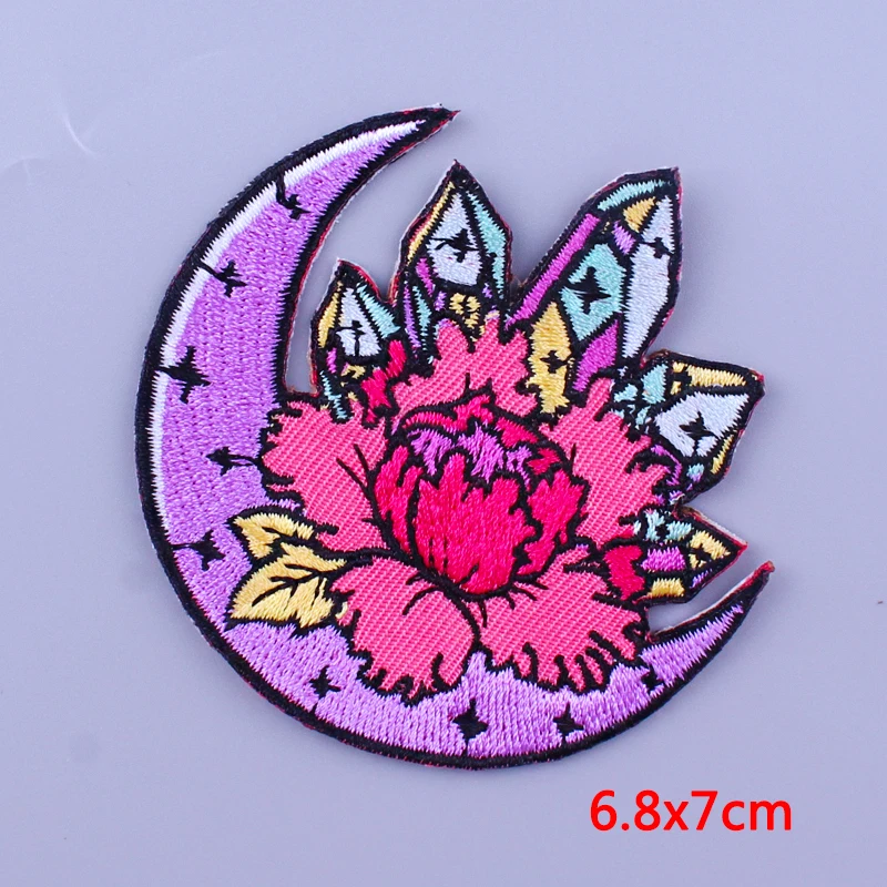 

Cartoon Anime Patch For Clothing Iron On DIY Embroidered Patches On Clothes Punk Embroidery Patches For Clothes Appliques Stripe
