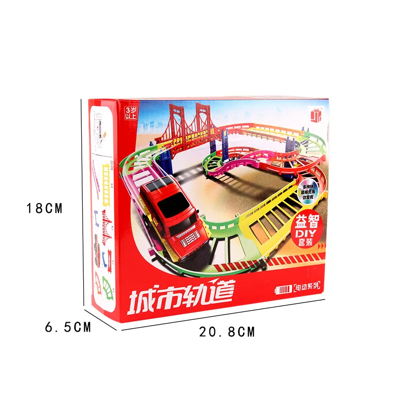 25PCS Elelctric Powered City Track Rail Car Block Building Educational Toy | Игрушки и хобби