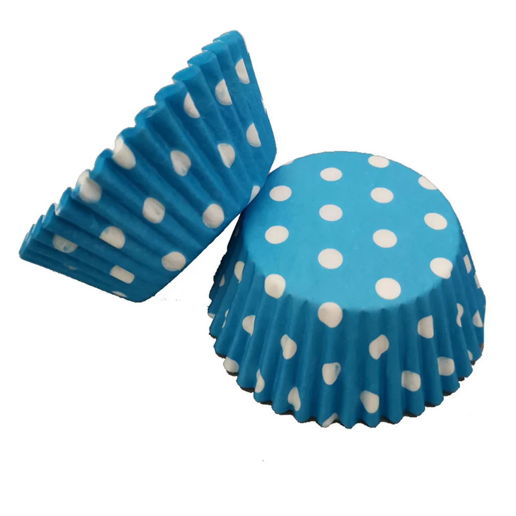 100 шт. темно синяя подкладка для кексов форма выпечки бумажный чехол маффинов