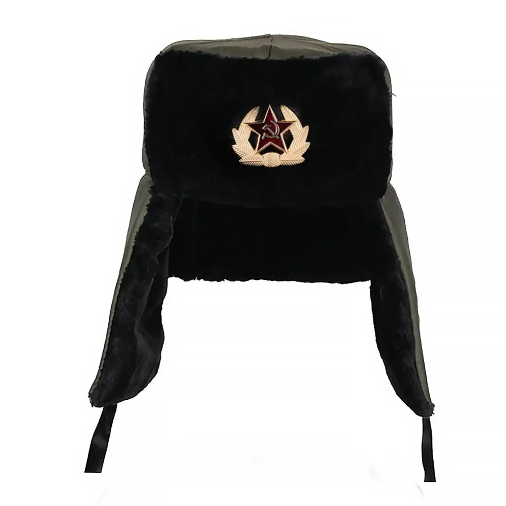 Советская армия военный значок Россия ушанка шапки бомберы шапка авиатора