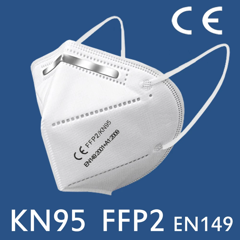 Многоразовая маска CE FFP2 KN95 для лица респиратор против пыли PM2.5 защитная