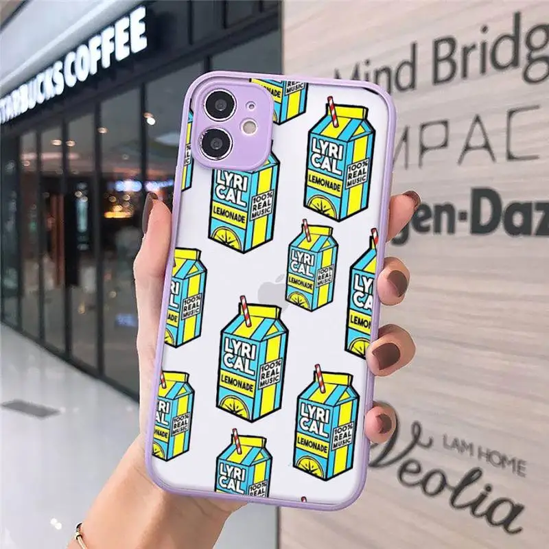 

New Aliens Drink Lyrical Lemonade Phone Cases matte transparent For iphone 7 8 11 12 plus mini x xs xr pro max cover