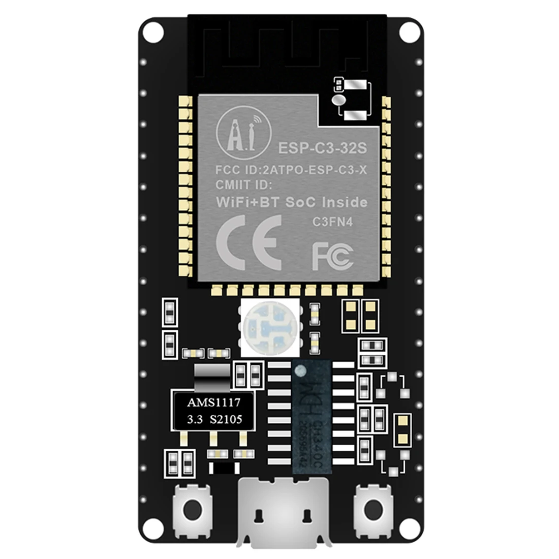 ESP32-C3S 2 4 GHz WiFi BLE5.0 макетная плата ESP32 с двумя режимами BLE 5 0 модуль беспроводной