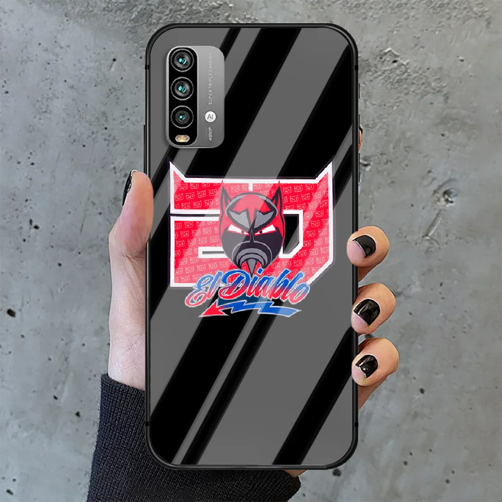 

Moto NO.20 Fabio Quartararo Phone Tempered Glass Case Cover For Xiaomi Redmi note k 7 8 9 10 30 40 A C T S Pro Fashion Black
