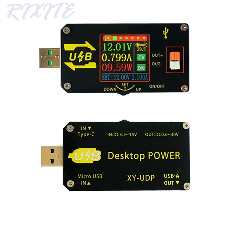 Регулируемый USB преобразователь постоянного тока CC CV 0 6 30 в 5 9 12 В 24 2 а 15