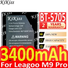 3400mAh KiKiss Powerful Battery BT-5705 For LEAGOO M9 Pro M9Pro BT5705 BT-5705 Mobile Phone Smart Parts Bateria Batterie