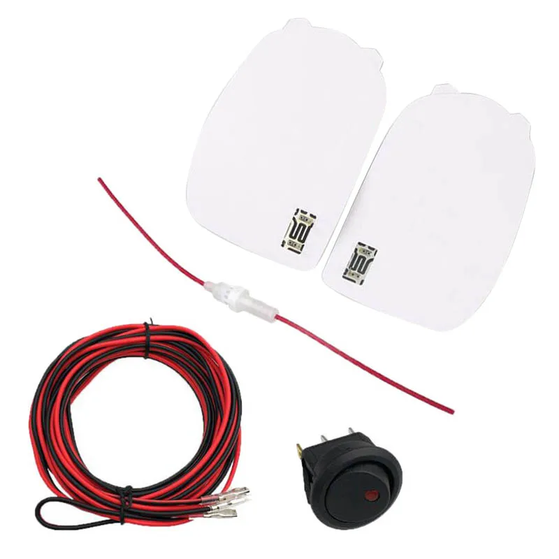 Dc12V Автомобильное зеркало заднего вида нагревательный коврик нагревательное