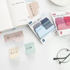 60 листов, градиентные наклейки с указателем цвета, Закладка, клейкий блокнот для записей и клейкие заметки для офиса, файла, расписания, школы, учебы, F662