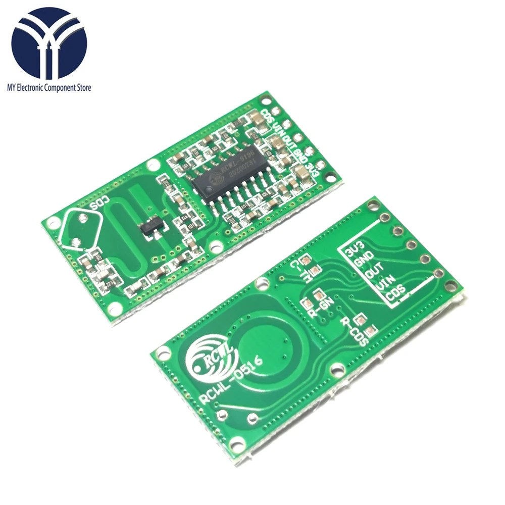 5PCS/LOT RCWL-0516 microwave radar sensor module Human body induction switch Intelligent |