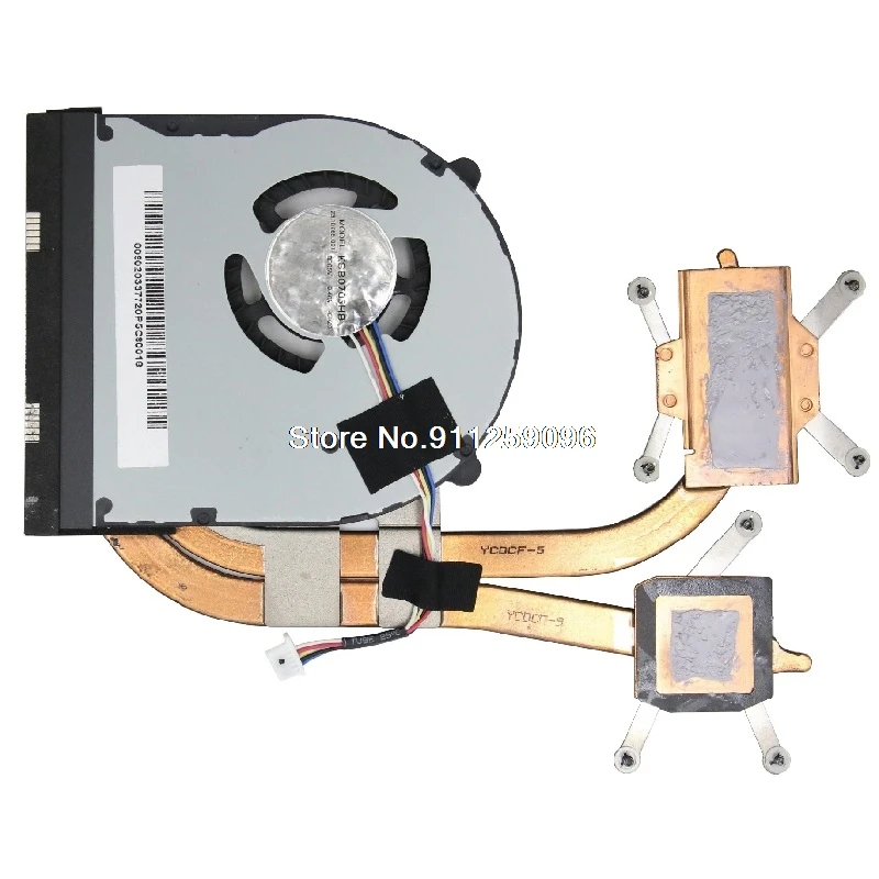 Вентилятор и радиатор для ноутбука Lenovo K4450 90203377 KSB0705HB 60.4LD02.001 LK491s, НОВЫЙ Термальный модуль